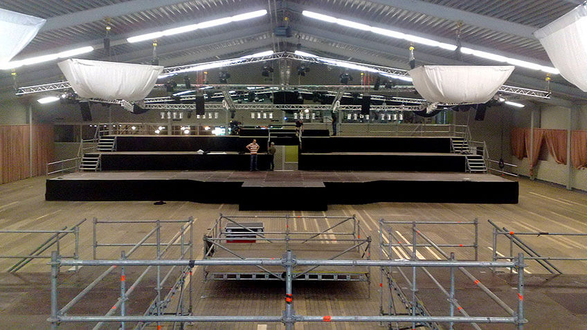 indoor constructie evenement