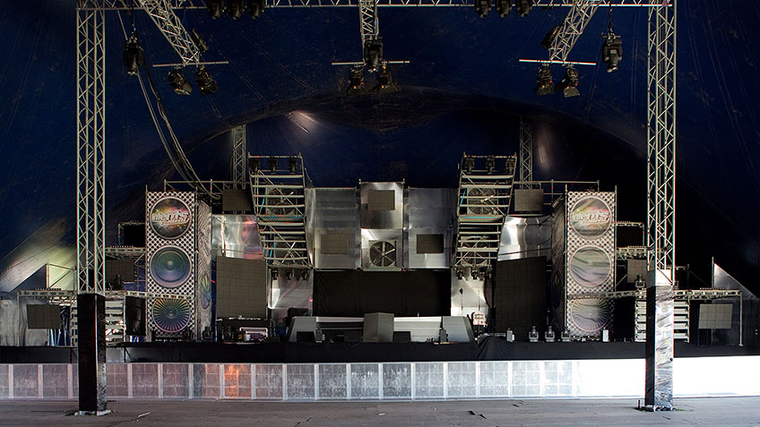 indoor-constructie Intents Festival