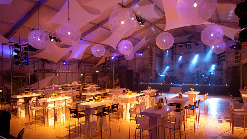 indoor constructie jubileum concert