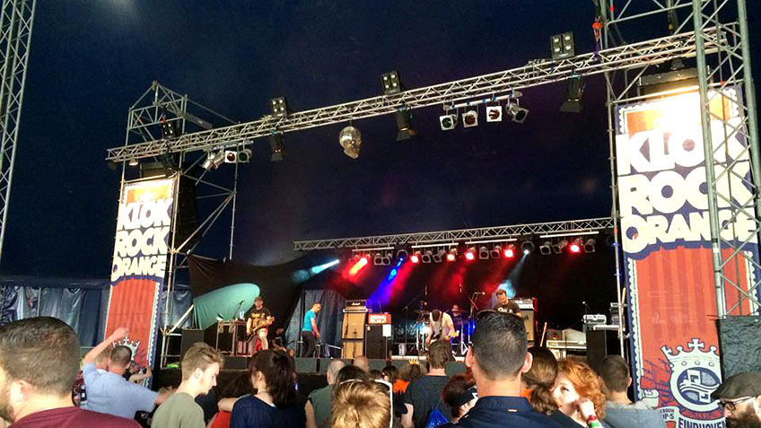 indoor constructie Rock Festival