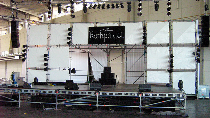 indoor constructie Rockpalast