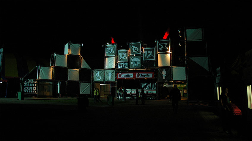 poort-constructie festivals