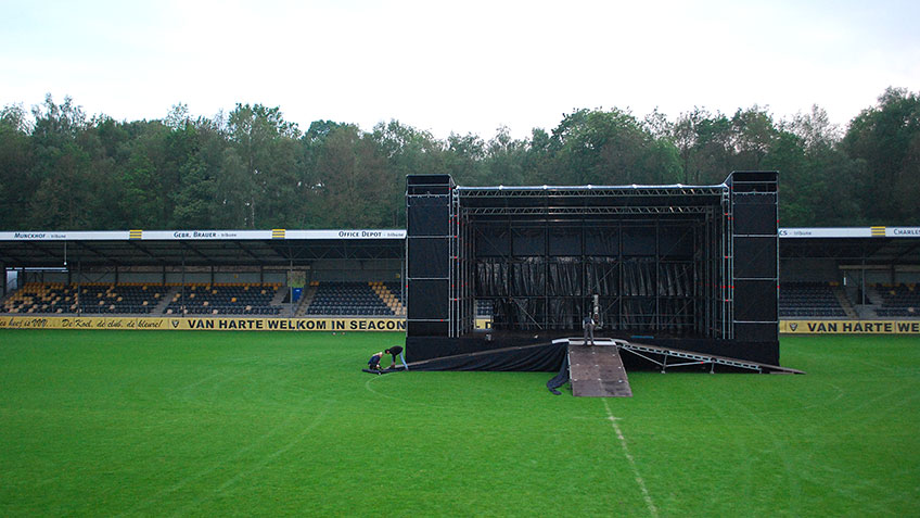 ramp muziek-optreden
