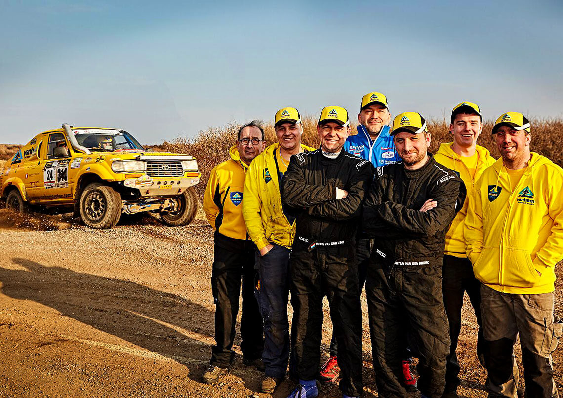 Serviceteam en piloten