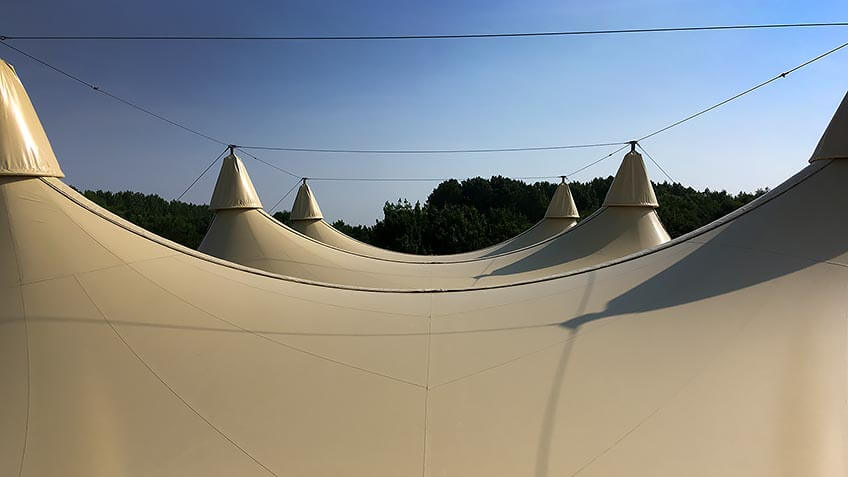 Masten evenemententent 40 meter Sahara