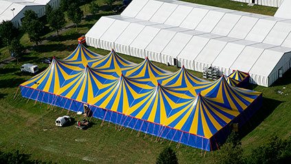 festivaltent 22-5 meter